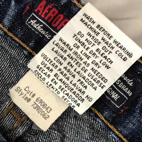 Aeropostale 100% Cotton Denim Boot Cut Sz 7/8 - Picture 6 of 9